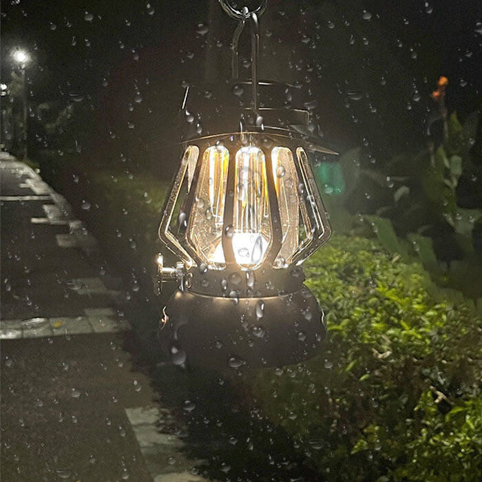 Modern Handheld Metal Texture Camping LED Outdoor Light | Bowlift
