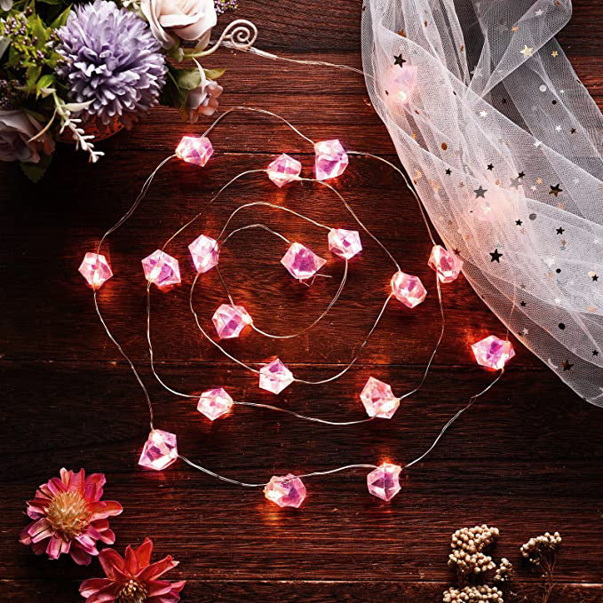 BowLift | Creative Irregular Gems String Lights Acrylic LED Decorative String Lights