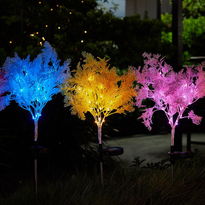Modern Creative Colorful Simulation Fog Solar LED Outdoor Patio Lawn Ground Insert Landscape Light | Bowlift