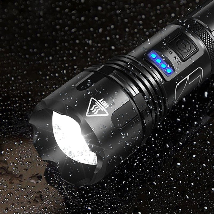 Waterproof Usb Rechargeable Glare Flashlight | Bowlift