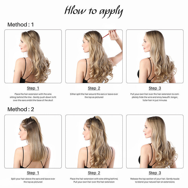 BowLift | Long Curly Wavy Synthetic Hair Wigs