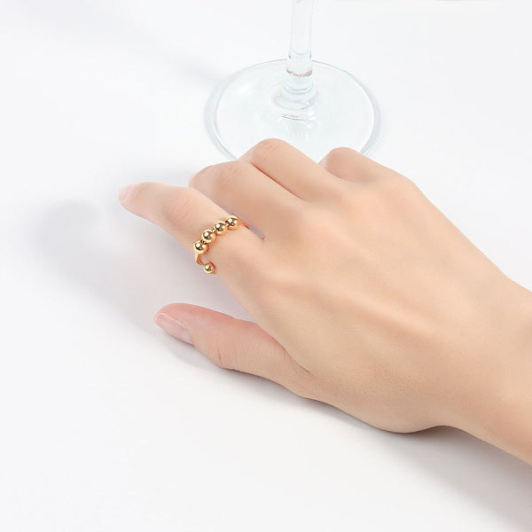 BowLift | 4 Beads Adjustable Anxiety Relief Ring
