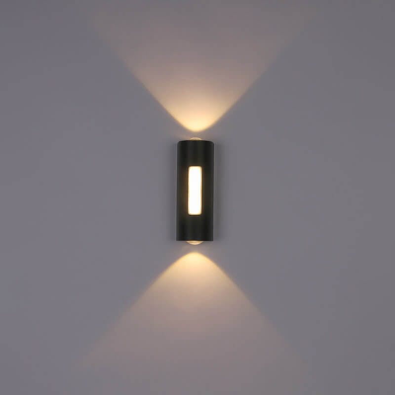 Modern Minimalist Cylindrical Design LED Outdoor Decorative Wall Sconce Lamp | Bowlift