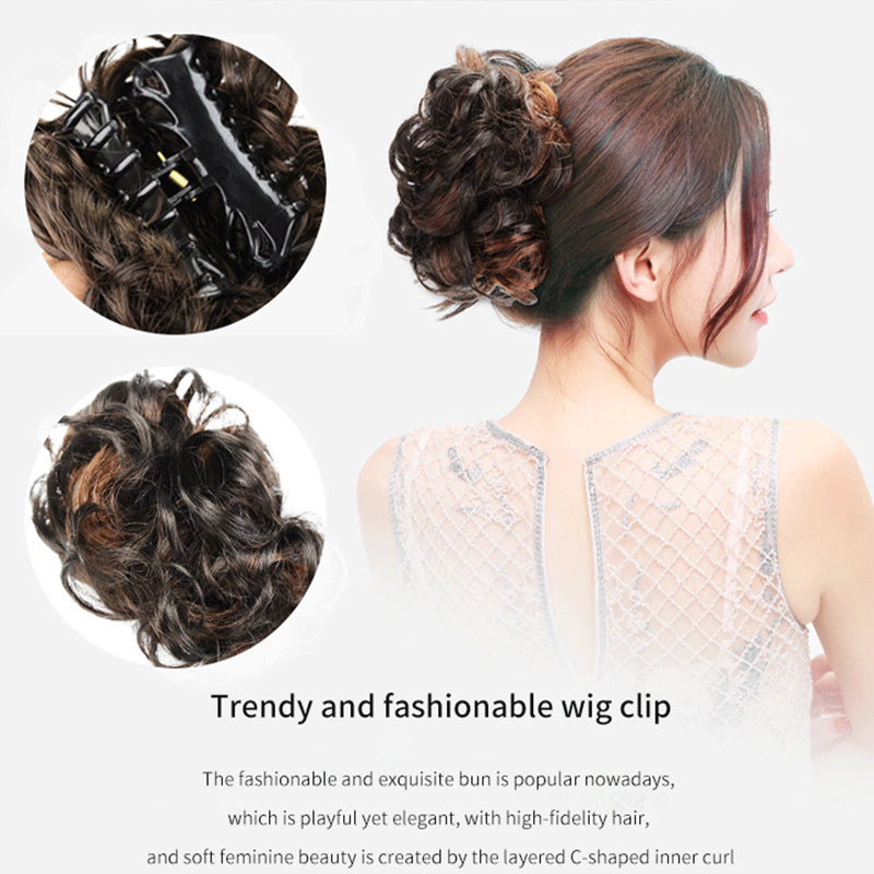 Bun Clipping Flower Buds Wig | Bowlift