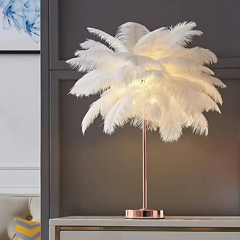 Atmospheric Feather Palm Tree Lamp - LumaPalm | Bowlift