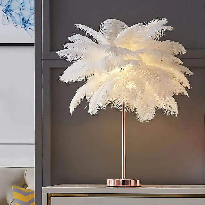 Atmospheric Feather Palm Tree Lamp - LumaPalm | Bowlift