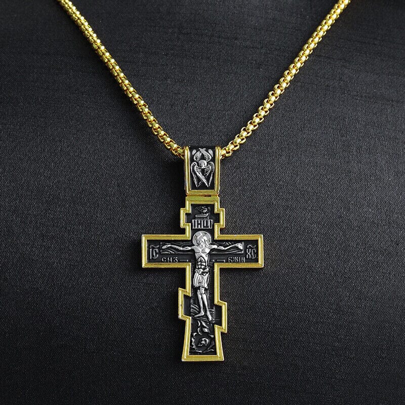 Vintage Cross Necklace Bowlift