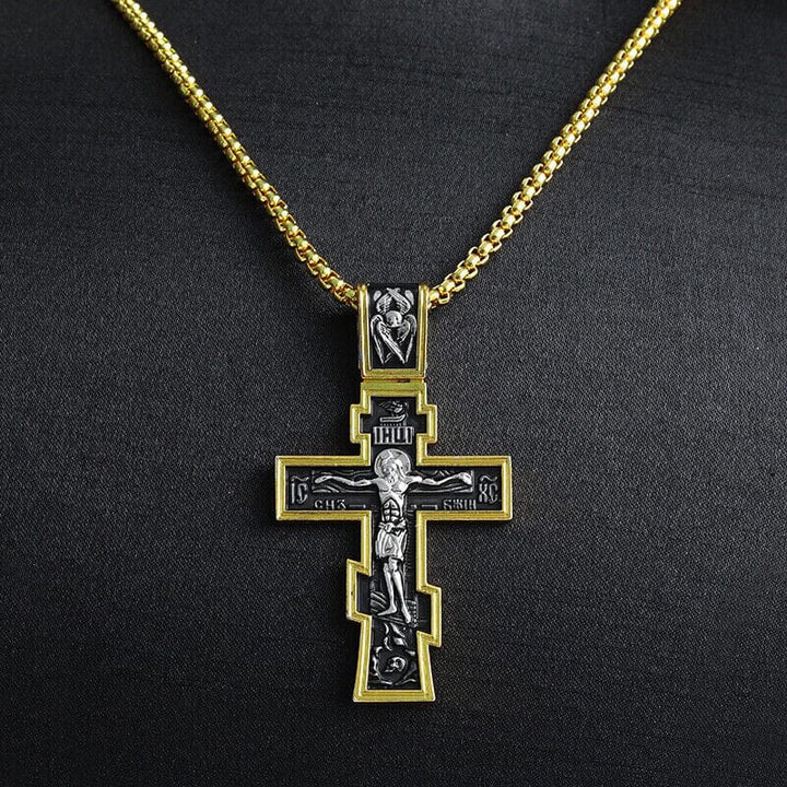 Vintage Cross Necklace Bowlift