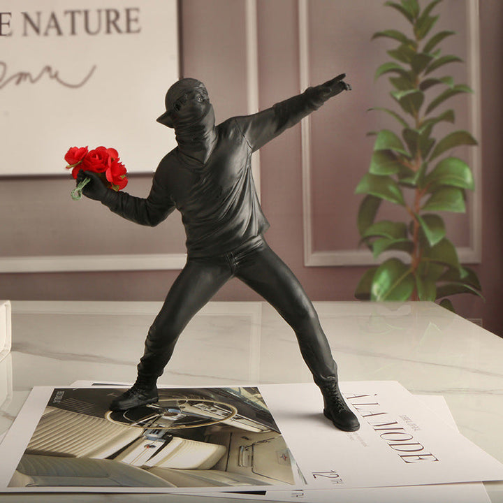 BowLift | Banksy Flower Rioter Ornament