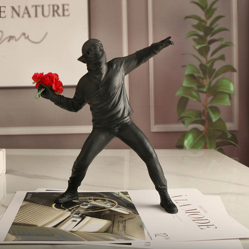 BowLift | Banksy Flower Rioter Ornament