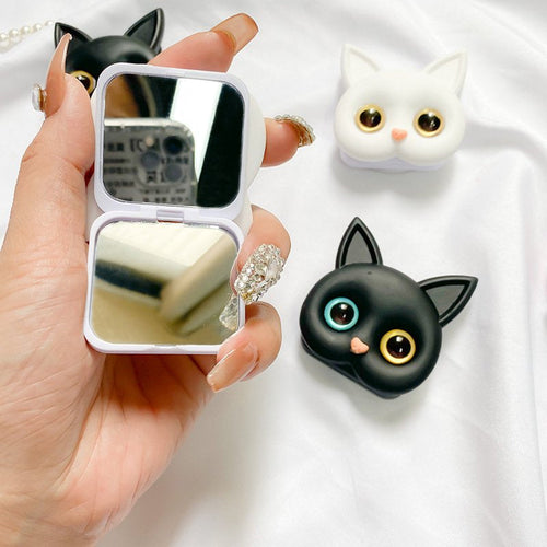 BowLift | 3D cute kitten phone holder with mini mirror