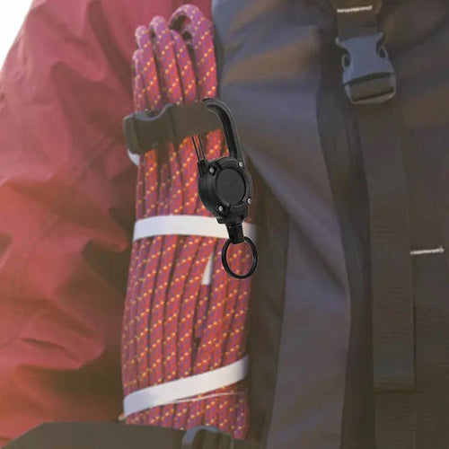 BowLift | Automatic retractable wire rope outdoor keychain