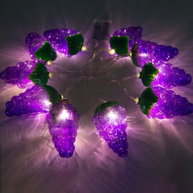 BowLift | Fruit Grape String Lights LED Battery USB Decorative String Light