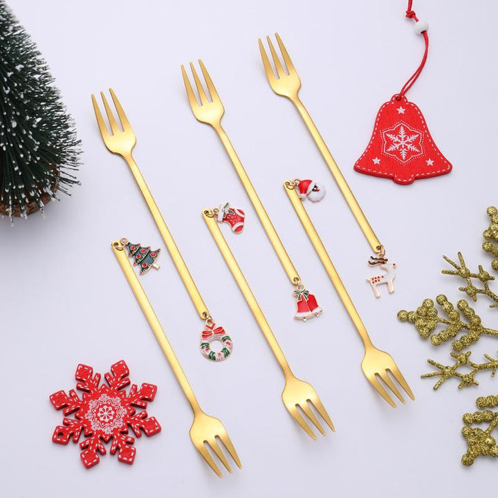 BowLift | Christmas Decorations for Home - Christmas Metal Spoon Gift Set