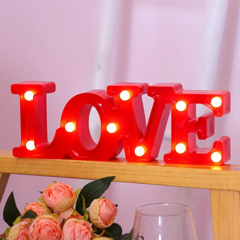 BowLift | LED letters, numbers, and symbols – luminous decoration with warm white light for parties and living spaces