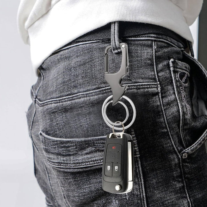 BowLift | 3-in-1 Multifunctional Zinc Alloy Keychain Clip