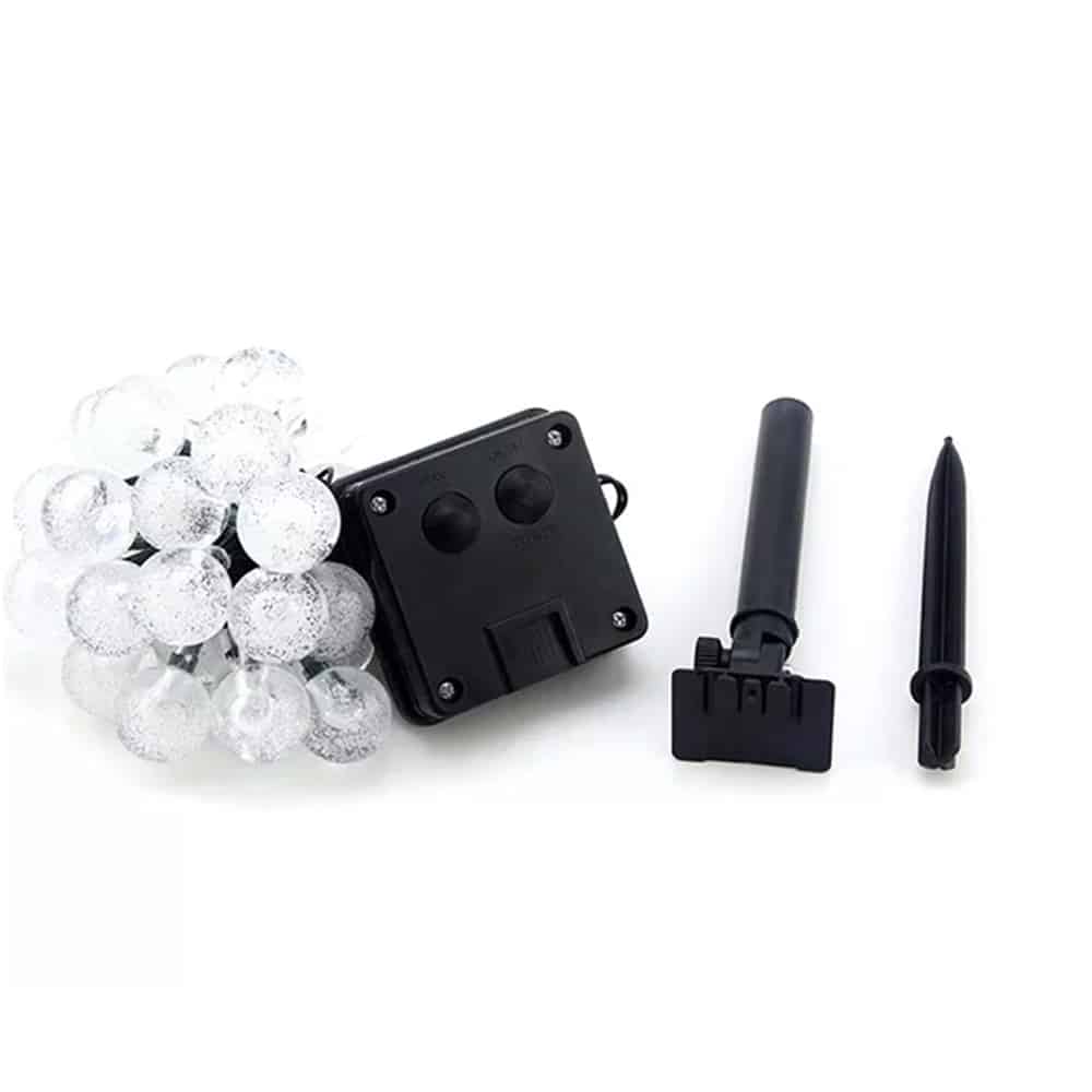 Solar string lights with ball lights - 5M-20 LED / 7M-50 LED / 12M-100 LED | Bowlift