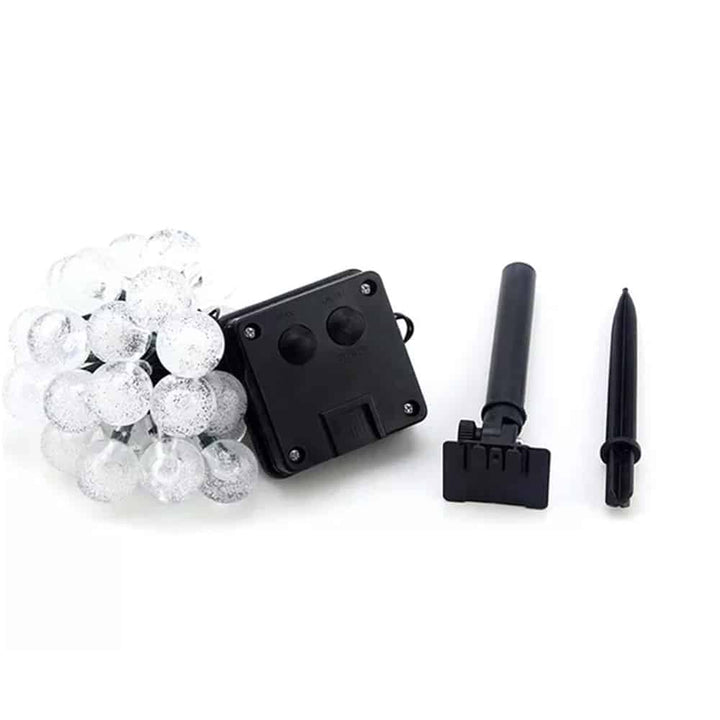 Solar string lights with ball lights - 5M-20 LED / 7M-50 LED / 12M-100 LED | Bowlift