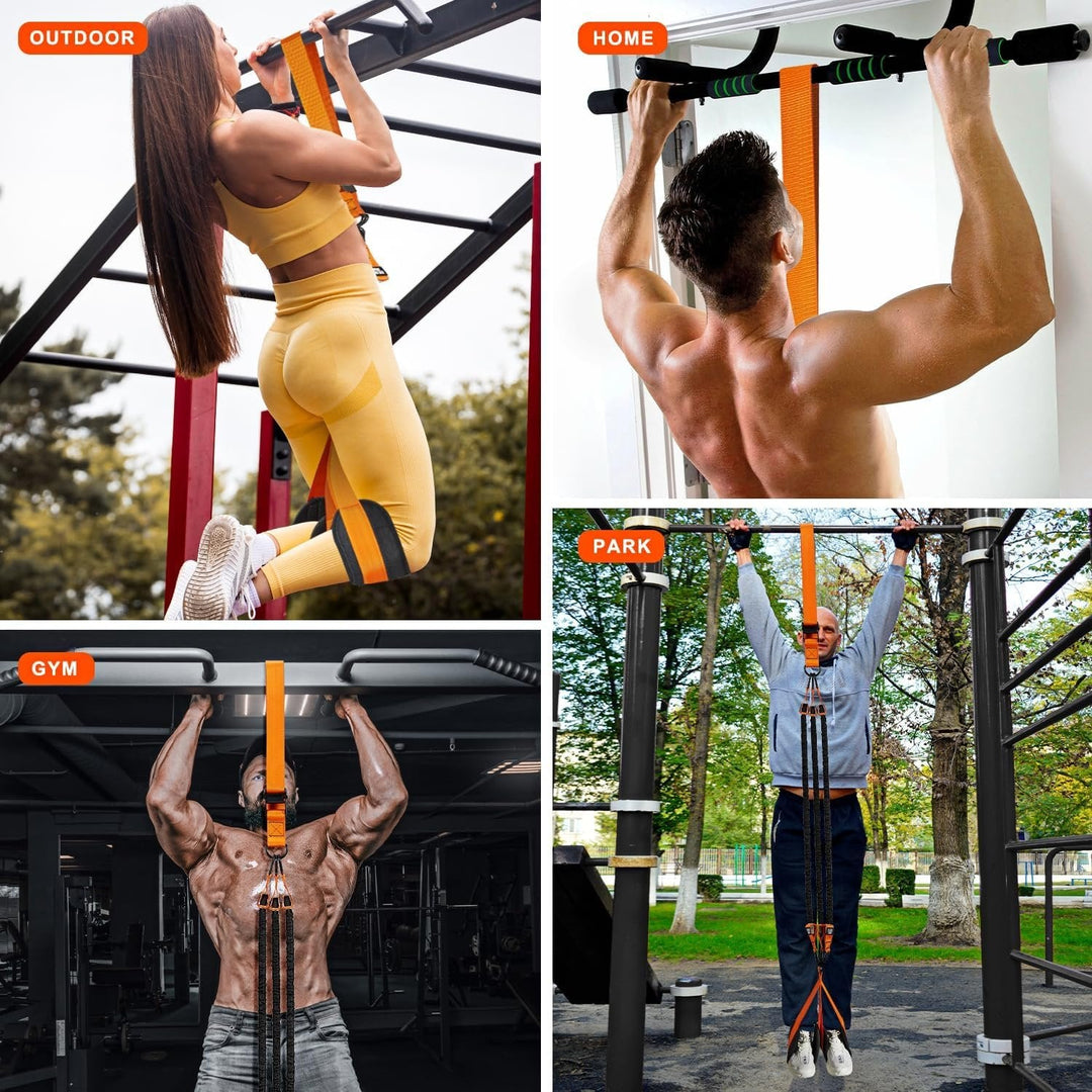 Pull-up assistance band with double foot system | Bowlift