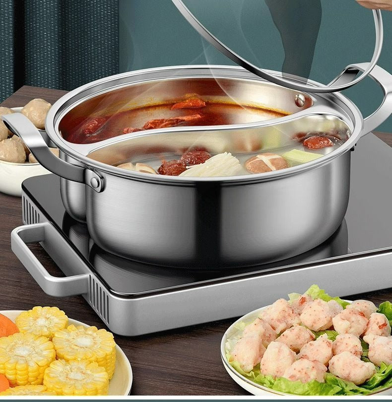 EmieCook - Luxury Stainless Steel Cooking Pot for the Kitchen Bowlift