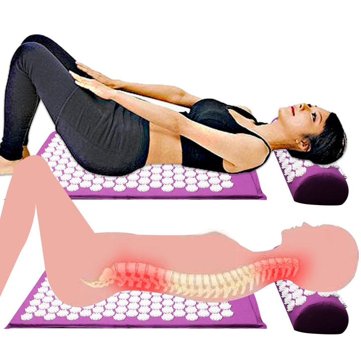 RelaxPress – Acupressuur Yogamat en Kussenset Bowlift