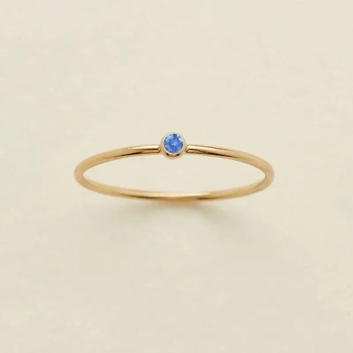 BowLift | Dainty Birthstone Ring