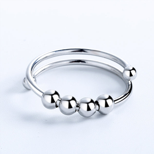 BowLift | 4 Beads Adjustable Anxiety Relief Ring