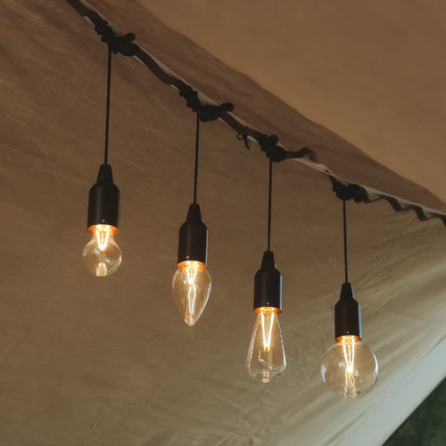Retro Portable Waterproof Wood Round Cone Battery USB 1-Light Camping Outdoor Light | Bowlift