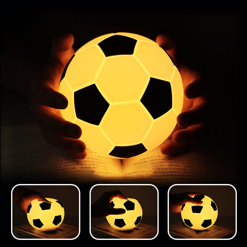 BowLift | Creative Soccer Silicone LED Night Light USB Charging Table Lamp