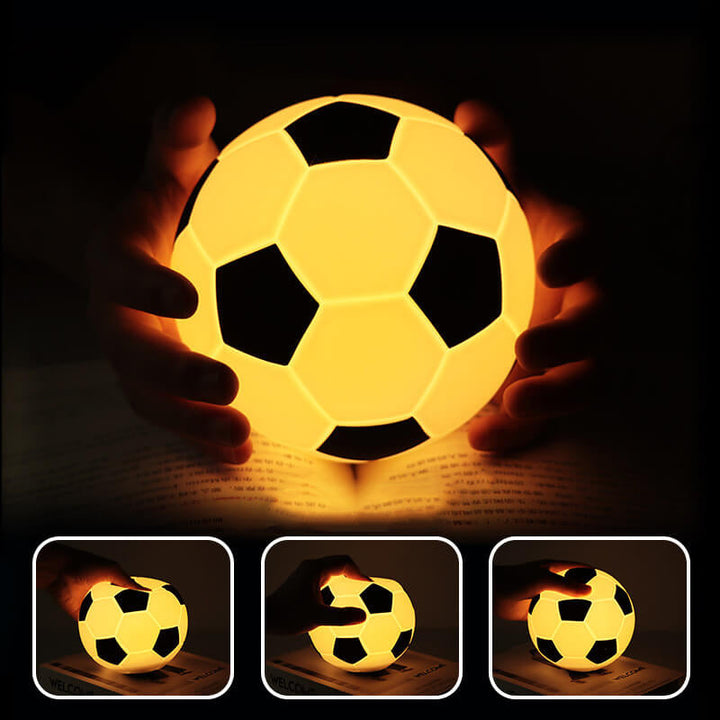 BowLift | Creative Soccer Silicone LED Night Light USB Charging Table Lamp