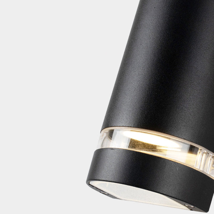 Contemporary Industrial Waterproof Aluminum Cylinder LED Up And Down Luminous Spotlight Wall Sconce Lamp For Outdoor Patio | Bowlift
