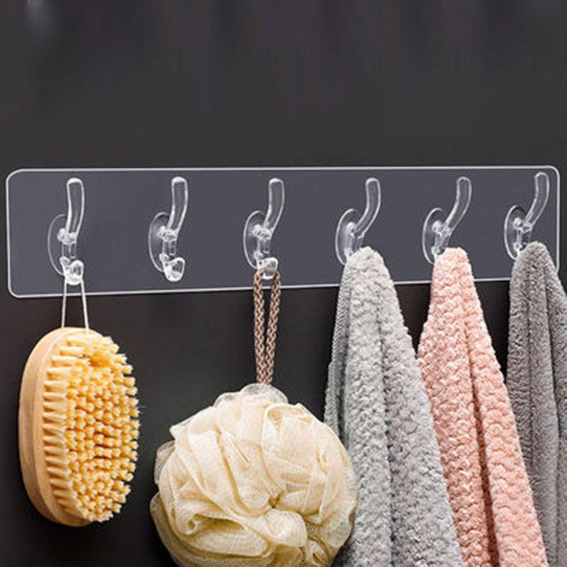 BowLift | Multifunctional transparent 6 hooks