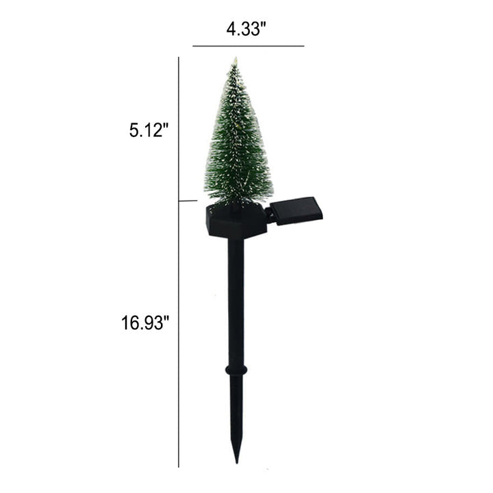 Modern Solar Christmas Tree Ground Insert Lawn Decoration Landscape Light | Bowlift