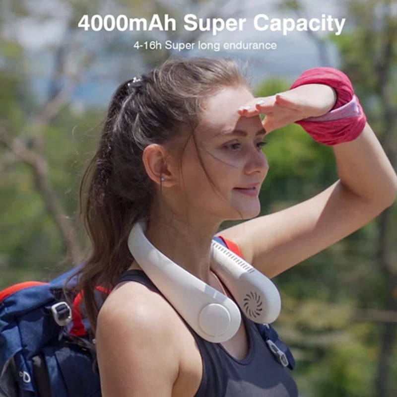 Hands-Free Portable Bladeless Neck Fan | Bowlift