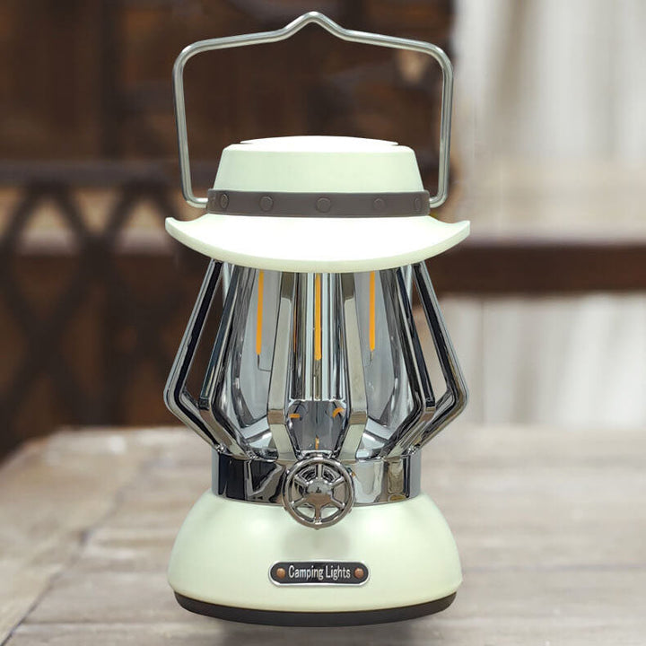 Modern Handheld Metal Texture Camping LED Outdoor Light | Bowlift