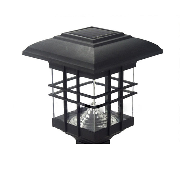 Modern Simplicity Solar Square Pillar LED Outdoor Lawn Landscape For Garden | Bowlift