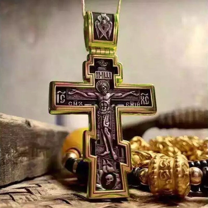 Vintage Cross Necklace Bowlift