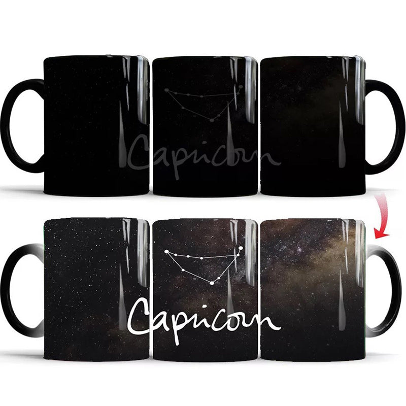 Zodiac Color Changing Magic Mugs, Heat Sensitive Ceramics Cups | Bowlift