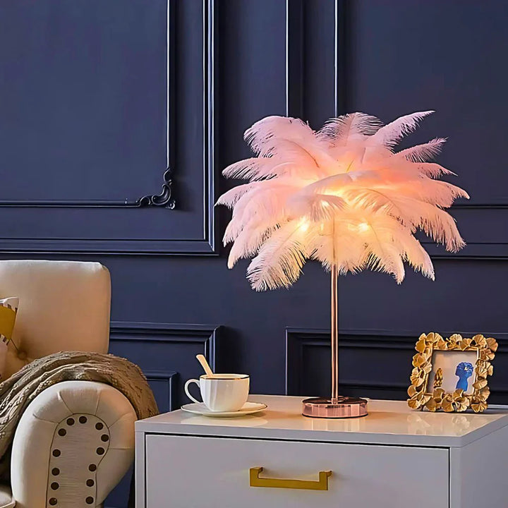 Atmospheric Feather Palm Tree Lamp - LumaPalm | Bowlift