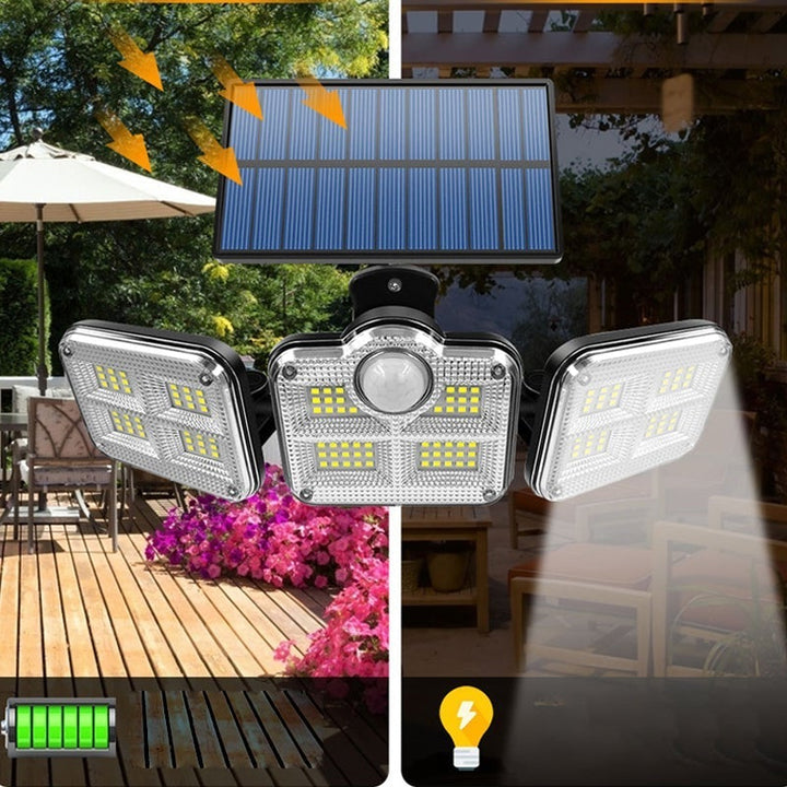 Solar Induction Wall Light Split with Remote Control | Bowlift