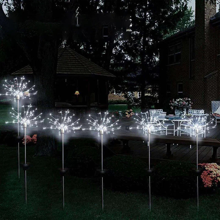 Waterproof Solar Garden Firework Lamp | Bowlift