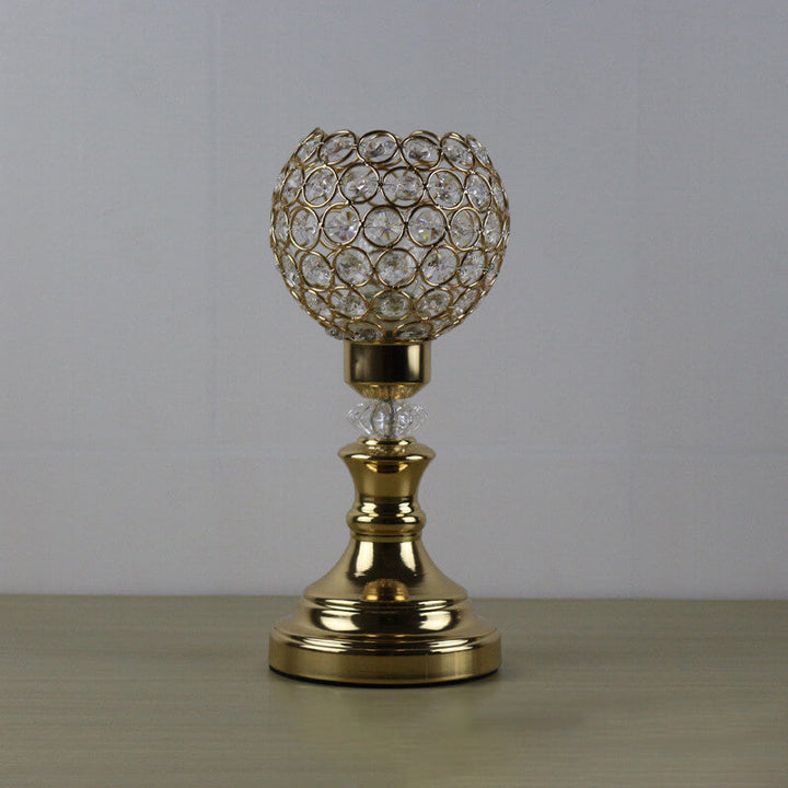 BowLift | European Luxury Crystal Ball 1-Light Art Table Lamp