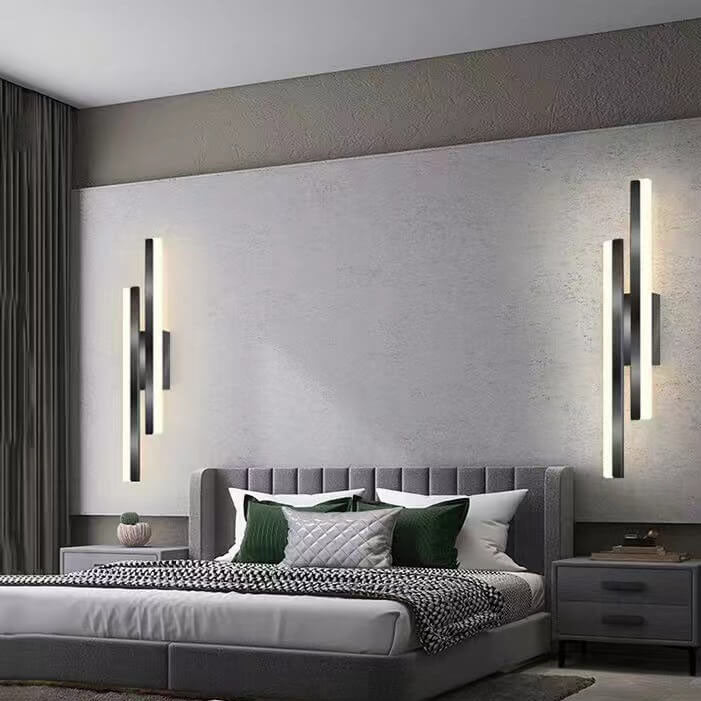 BowLift | LuxLine Modern LED Wall Lamp | Minimalist Design | Iron & Acrylic | Dimmable Light