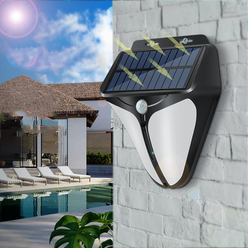 BowLift | Solar Intelligent Triangle Outdoor Waterproof Body Sensor Patio LED Wall Light