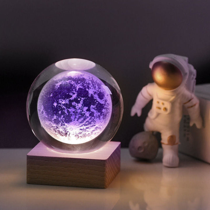 Night light Crystal ball 3D Galaxy | Bowlift