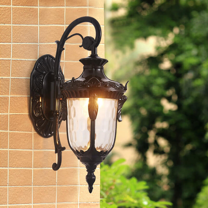 European Deluxe Lantern Outdoor Waterproof 1-Light Wall Sconce Lamp | Bowlift