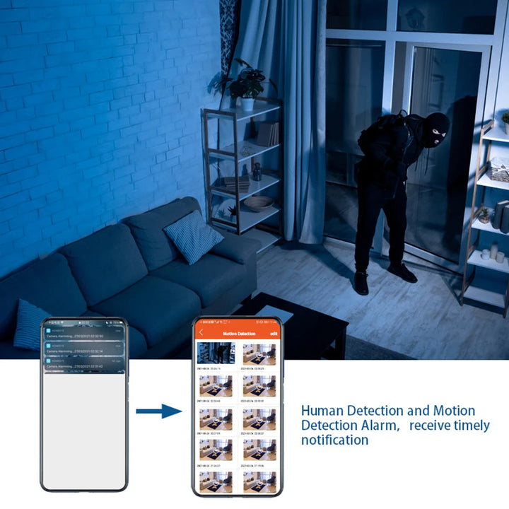 BowLift | Hidden Spy Cam with 360° Foldable Lens - Wireless Mini Camera