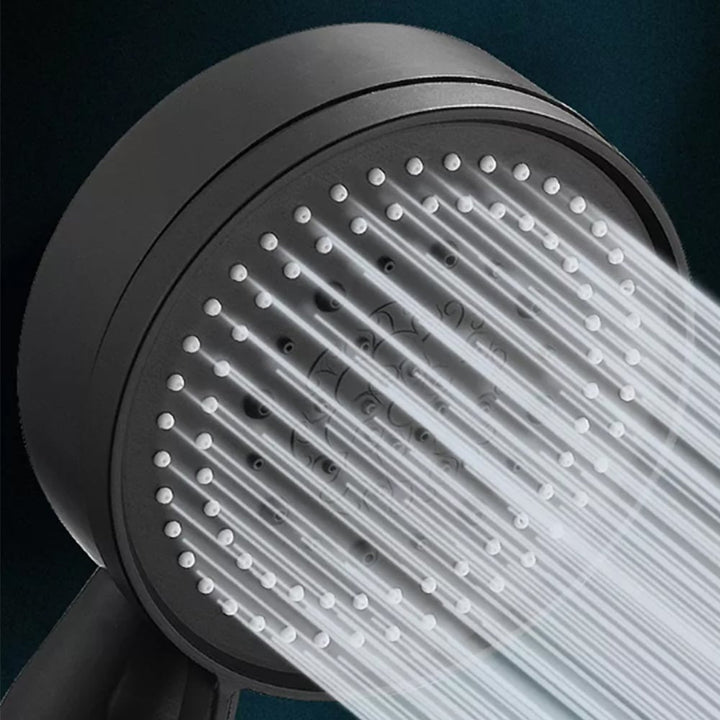 Shower head with 5 functions - black | Bowlift