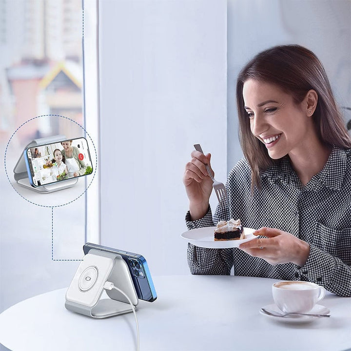 BowLift | New Foldable 3-in-1 Wireless Charger