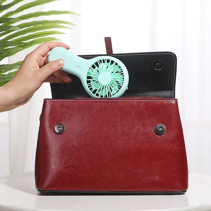 Compact USB Mini Fan - Adjustable Speeds, Ultra-Quiet Operation for Home & Office Use | Bowlift